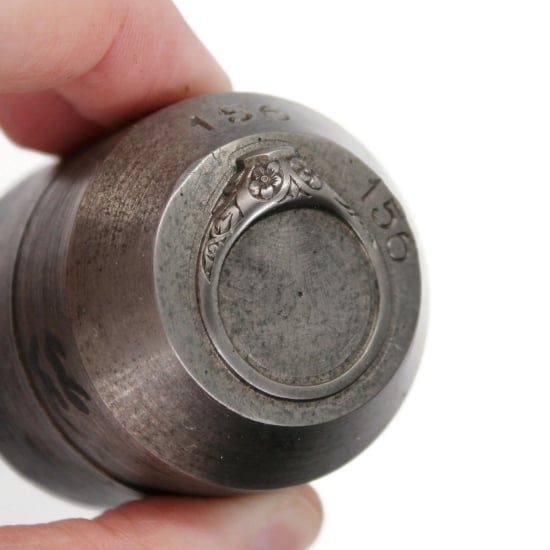 Picture of Impression Die Sweetest Flowers Ring with Octagon Stone Setting