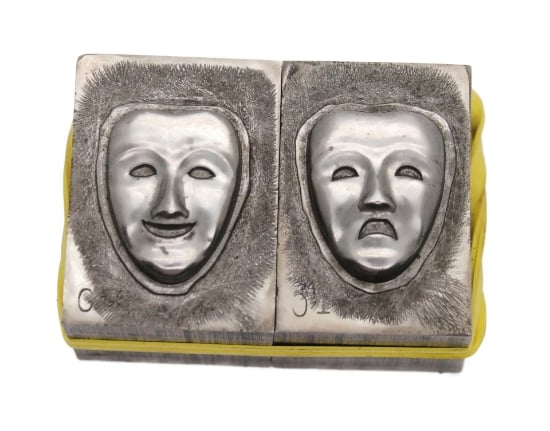 Picture of Impression Die Comedy & Tragedy Theater Masks