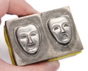 Picture of Impression Die Comedy & Tragedy Theater Masks