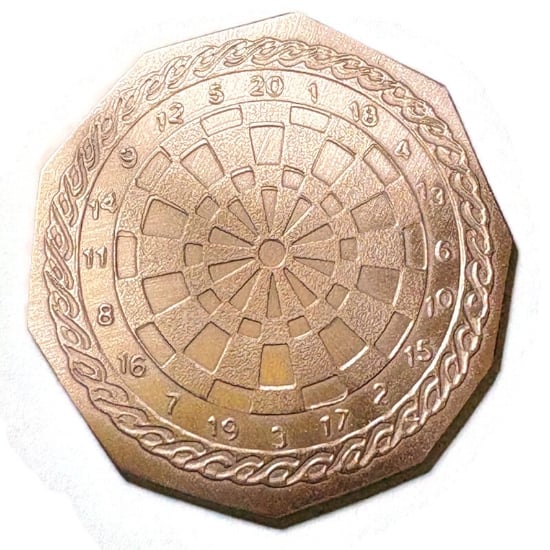 Picture of Copper Stamping Dart Board