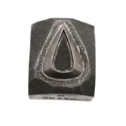 Picture of Impression Die Collapsed Tear Mid-Century Earring