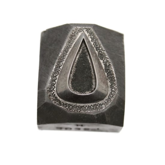 Picture of Impression Die Collapsed Tear Mid-Century Earring