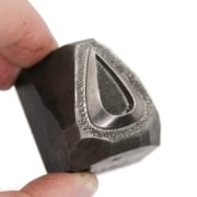 Picture of Impression Die Collapsed Tear Mid-Century Earring