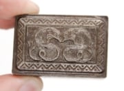 Picture of Impression Die Medieval Kissing Dolphins