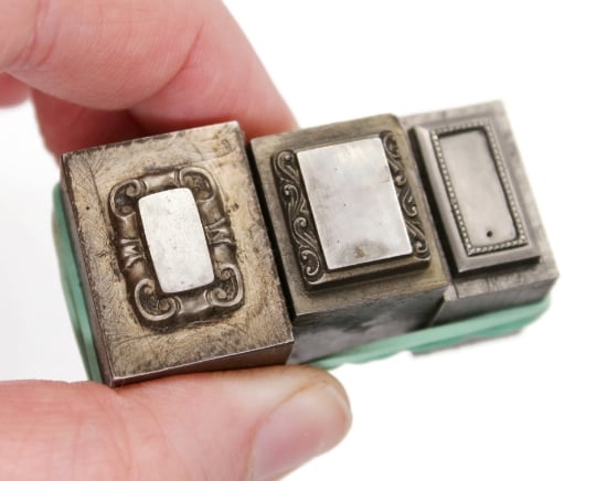 Picture of Impression Die Rectangular Bezels Shot Plate