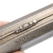 Picture of Impression Die Bejeweled Laurel Ring