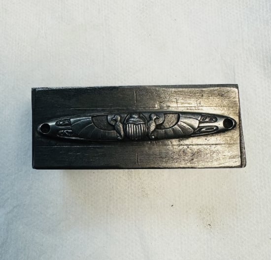 Picture of Impression Die Scarab Beetle Bracelet Link