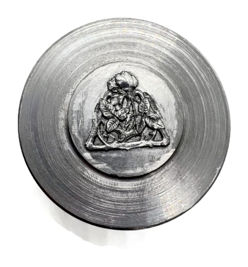 Picture of Impression Die Nouveau Triangle Pendant