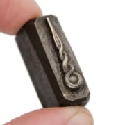 Picture of Impression Die Infinity Twist Drop/Bail