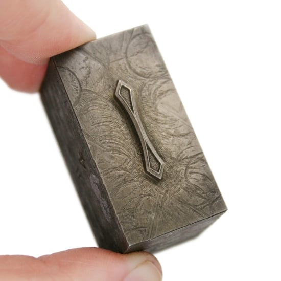 Picture of Impression Die Minimalist Deco Bail