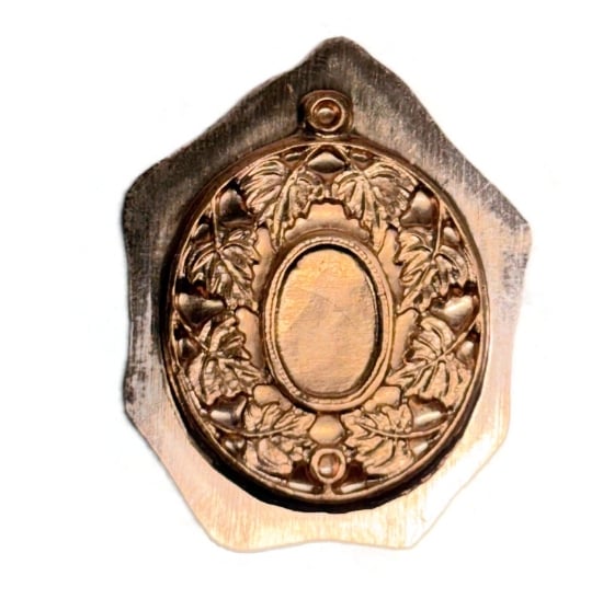 Picture of Copper Stamping Pendant w/ Leaves