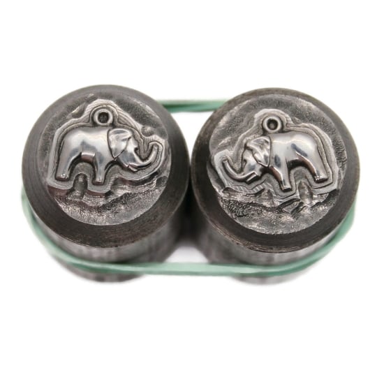 Picture of Impression Die Little Elephant Charm Pair