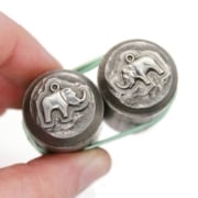 Picture of Impression Die Little Elephant Charm Pair
