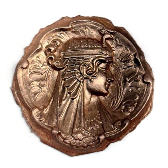 Picture of Copper Stamping Egyptian Her Majesty
