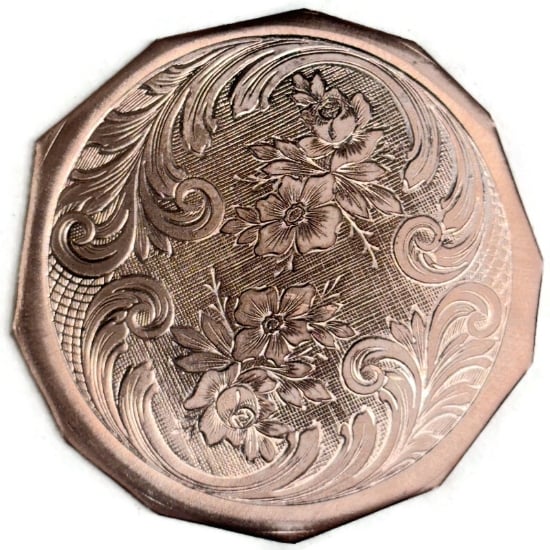Picture of Copper Stamping Engraved Floral Pattern