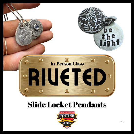 Picture of Class - Riveted Slide Locket Pendants - March 12th, 2026