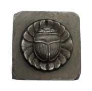 Picture of Impression Die Medium Scarab on Lotus