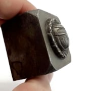 Picture of Impression Die Medium Scarab on Lotus