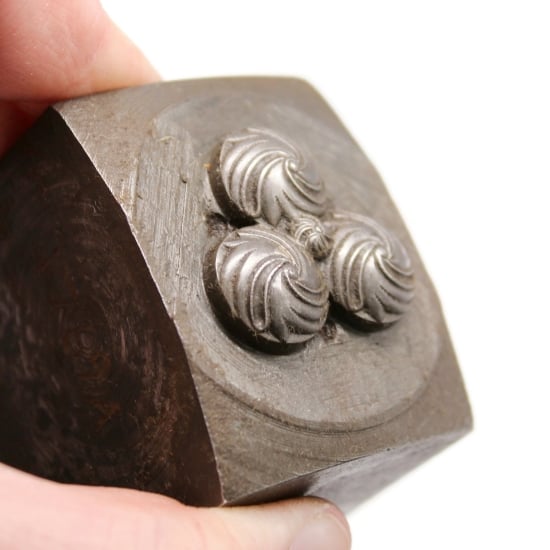Picture of Impression Die Triple Spiral Bead