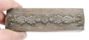 Picture of Impression Die Botanical Baroque Bar Pin