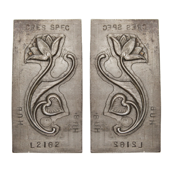 Picture of Impression Die Nouveau Water Lily Pair