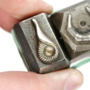 Picture of Impression Die Accordion Earring Set