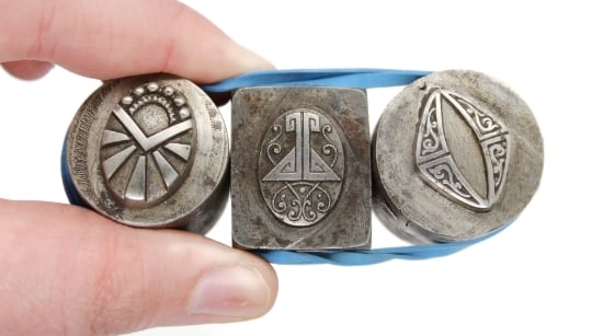 Picture of Impression Die Stunning Art Deco Shot Plate