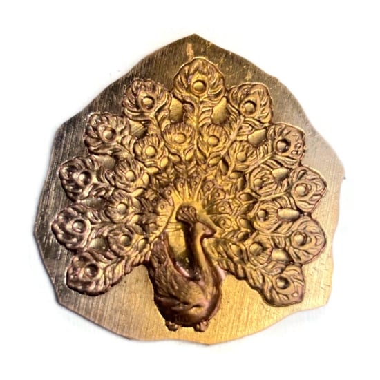 Picture of Copper Stamping Peacock