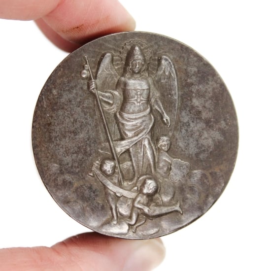 Picture of Impression Die Archangel Raphael Medallion