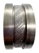 Picture of NEW Morrow Floral Garden Ribbon Pattern BRASS Wire CFW347-B