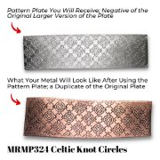 Picture of Mini Pattern Plate MRMP324 Celtic Knot Circles