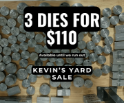 Picture of 3 for $110 Impression Die Yard Sale