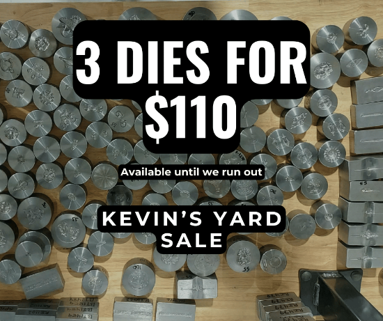 Picture of 3 for $110 Impression Die Yard Sale