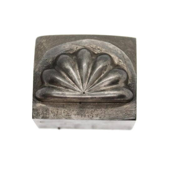 Picture of Impression Die Half Scalloped Concho