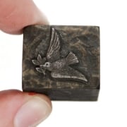 Picture of Impression Die Dove with Leaves
