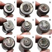 Picture of Impression Die Mystery Shot Plate: Six Silveri Hoops