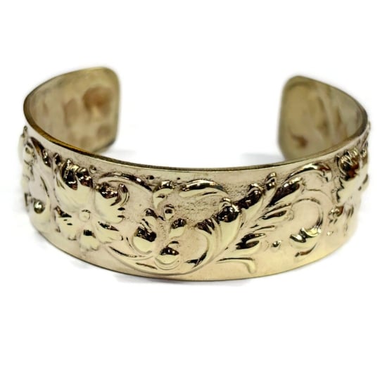 Picture of Brass Bracelet Morrow Flowers & Leaves