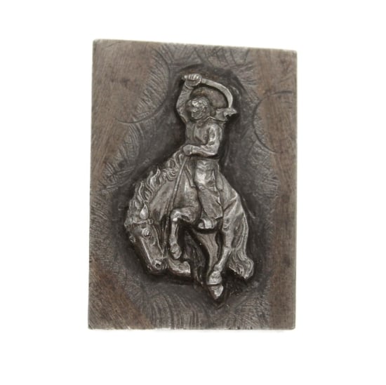 Picture of Impression Die Horse & Cowboy with Sabre