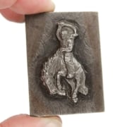 Picture of Impression Die Horse & Cowboy with Sabre