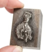 Picture of Impression Die Horse & Cowboy with Sabre