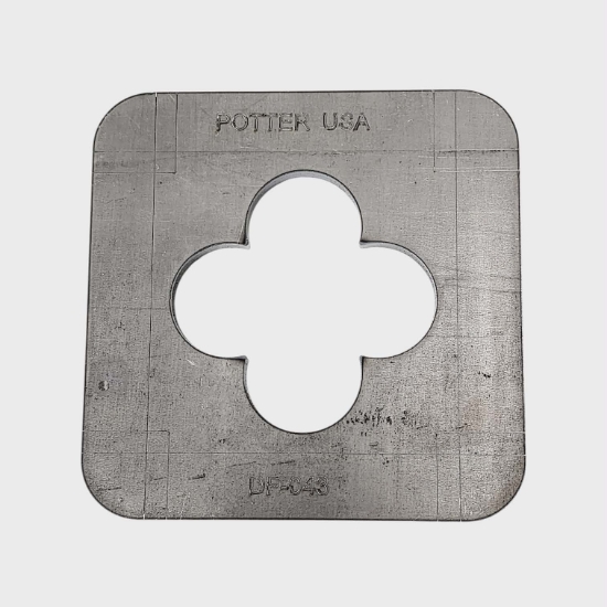 Picture of Dish Former Silhouette Die - Four Petal Flower