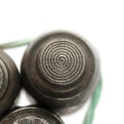 Picture of Impression Die Small Czech Glass Buttons Trio