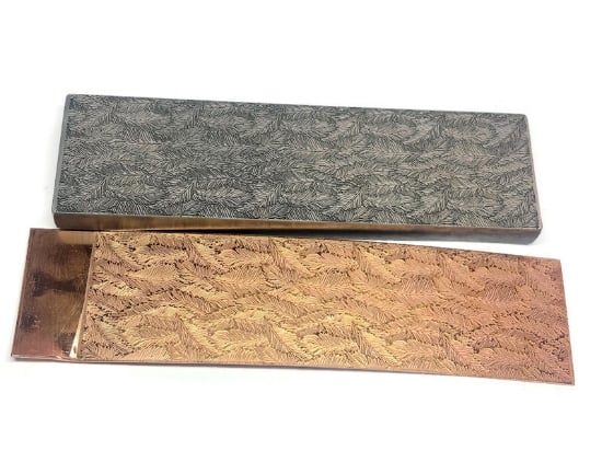 Picture of Copper Pattern Field of Feathers