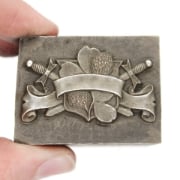 Picture of Impression Die Swords & Clovers Heraldic Banner