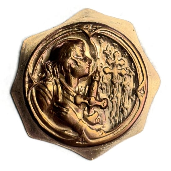 Picture of Copper Stamping Joan of Arc 1