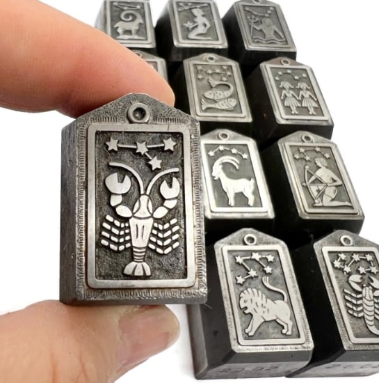 Picture of Impression Die Astral Zodiac Set