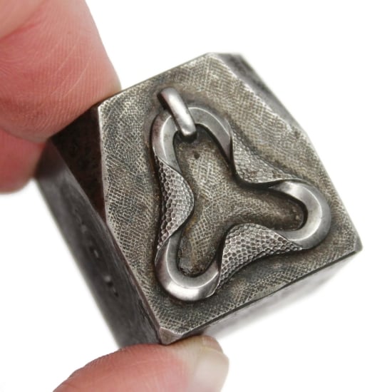 Picture of Impression Die Trinity Snakeskin Pendant