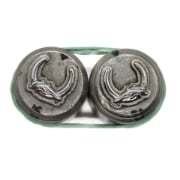 Picture of Impression Die Synchronized Dolphins Hoop Pair