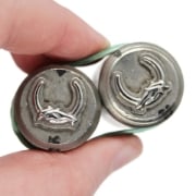 Picture of Impression Die Synchronized Dolphins Hoop Pair