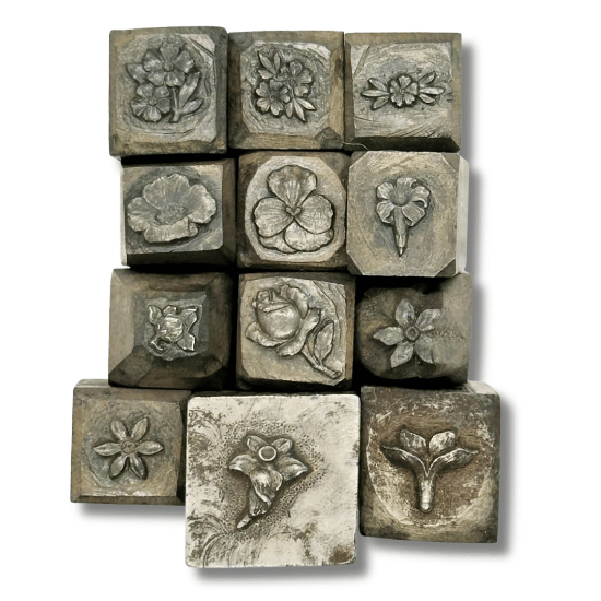 Picture of Impression Die Miniature Flowers Mystery Shot Plate